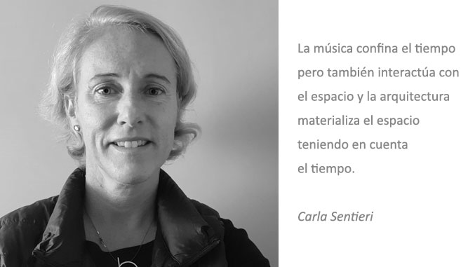 La música y la arquitectura están muy relacionadas